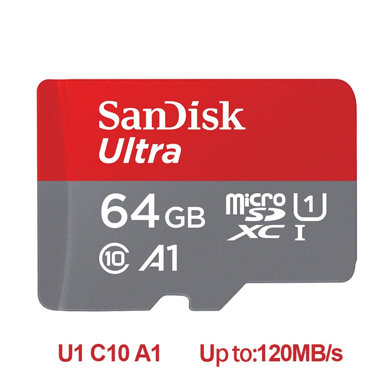 SanDisk High Endurance Video Monitoring 64GB 128GB 256GB Memory Card Ultra 32GB TF Card Extreme/Extreme PRO 4K UHD MicroSD C10