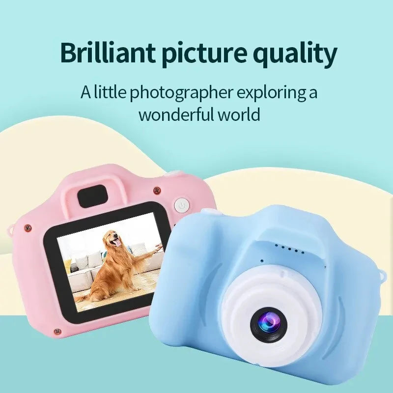 X2 Children Mini Digital Camera Can Take Pictures HD Video Small Camera Photography Children Birthday Gift Kids Toys for Kids