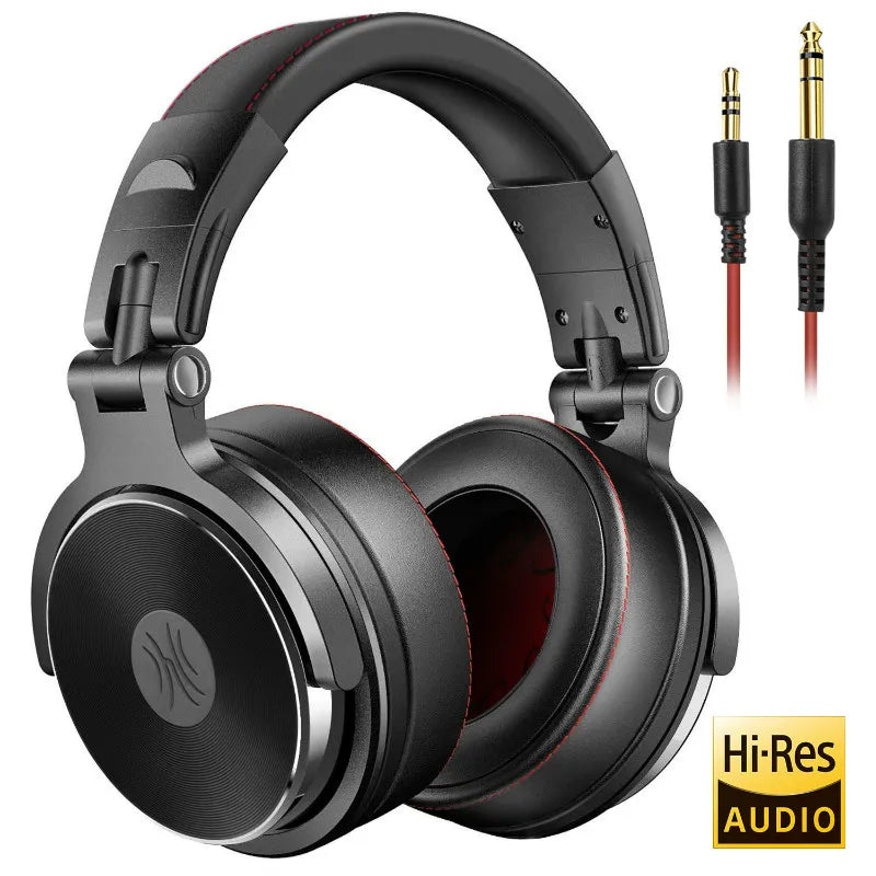 Oneodio Wired Professional Studio Pro 50 DJ Headphones With Microphone Over Ear HiFi Monitor Music Headset Earphone For Phone PC